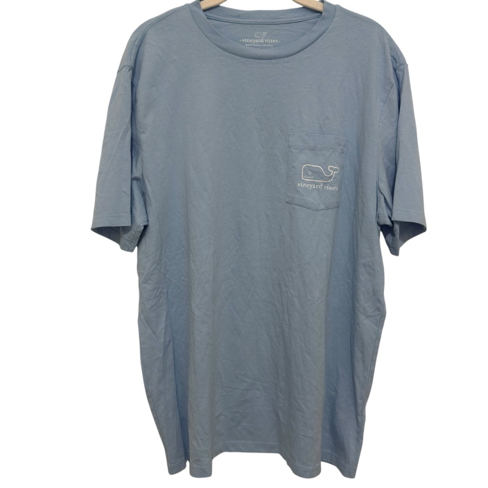 Vineyard Vines Men's Blue T-Shirt Large